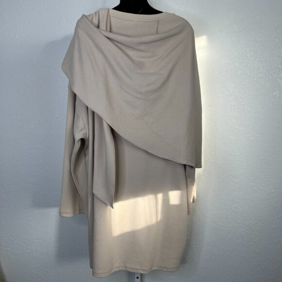 NAP Loungewear Draped Shawl Knit Tunic S #QuietLuxury #OldMoney #comfort#cozyNWT - Picture 2 of 16